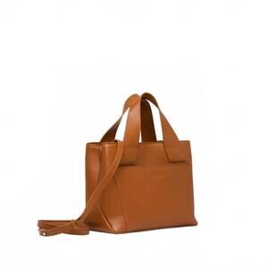 NEW MESCH women's charlene satchel bag in caramel